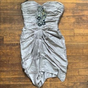 Strapless Statement Mini Dress - Prom / Party